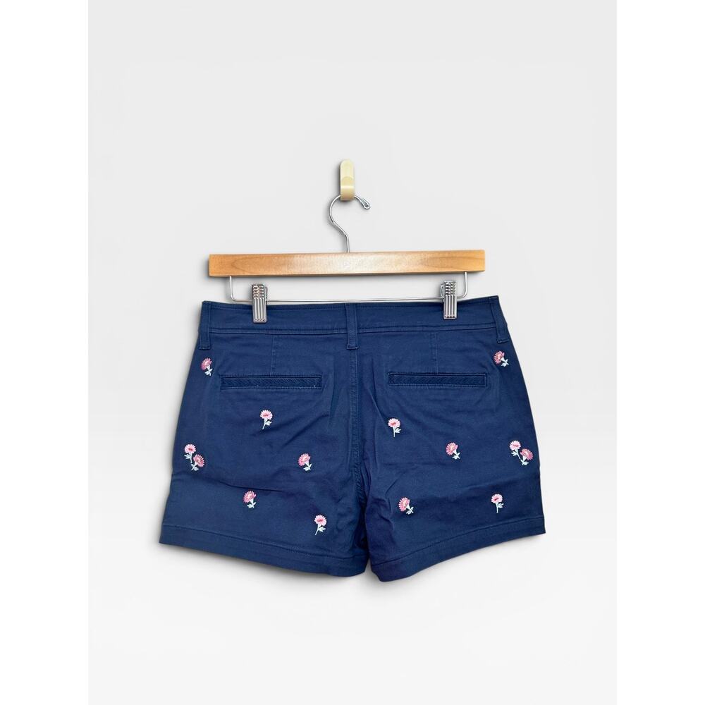 Market & Spruce Stitch Fix Women's Denim Shorts 2 Pair Navy + Coral Size 4 NWT - Picture 4 of 9